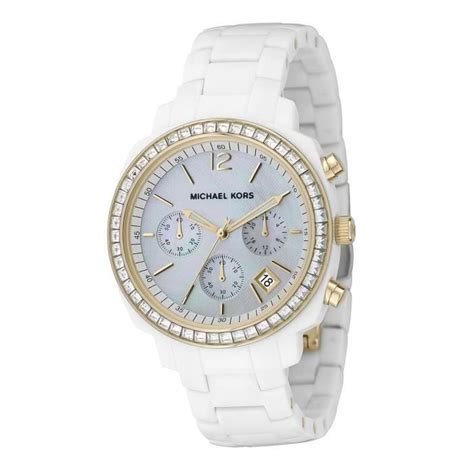 montre michael kors blanche|Michael Kors black watches women.